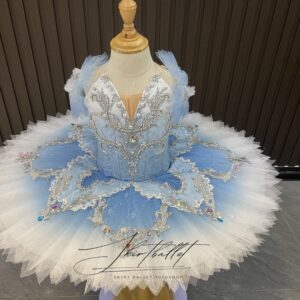 professional custom-made blue bird variation tutu skirt